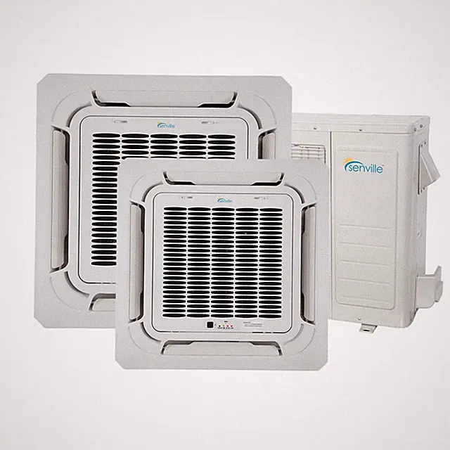 28000 BTU Dual Zone Ductless Cassette Mini Split Air Conditioner Heat Pump
