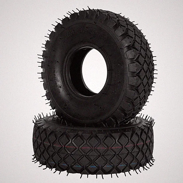 4.10/3.50-4 6-Ply Tire Replacement for Lawn Mower Go Kart Hand Truck