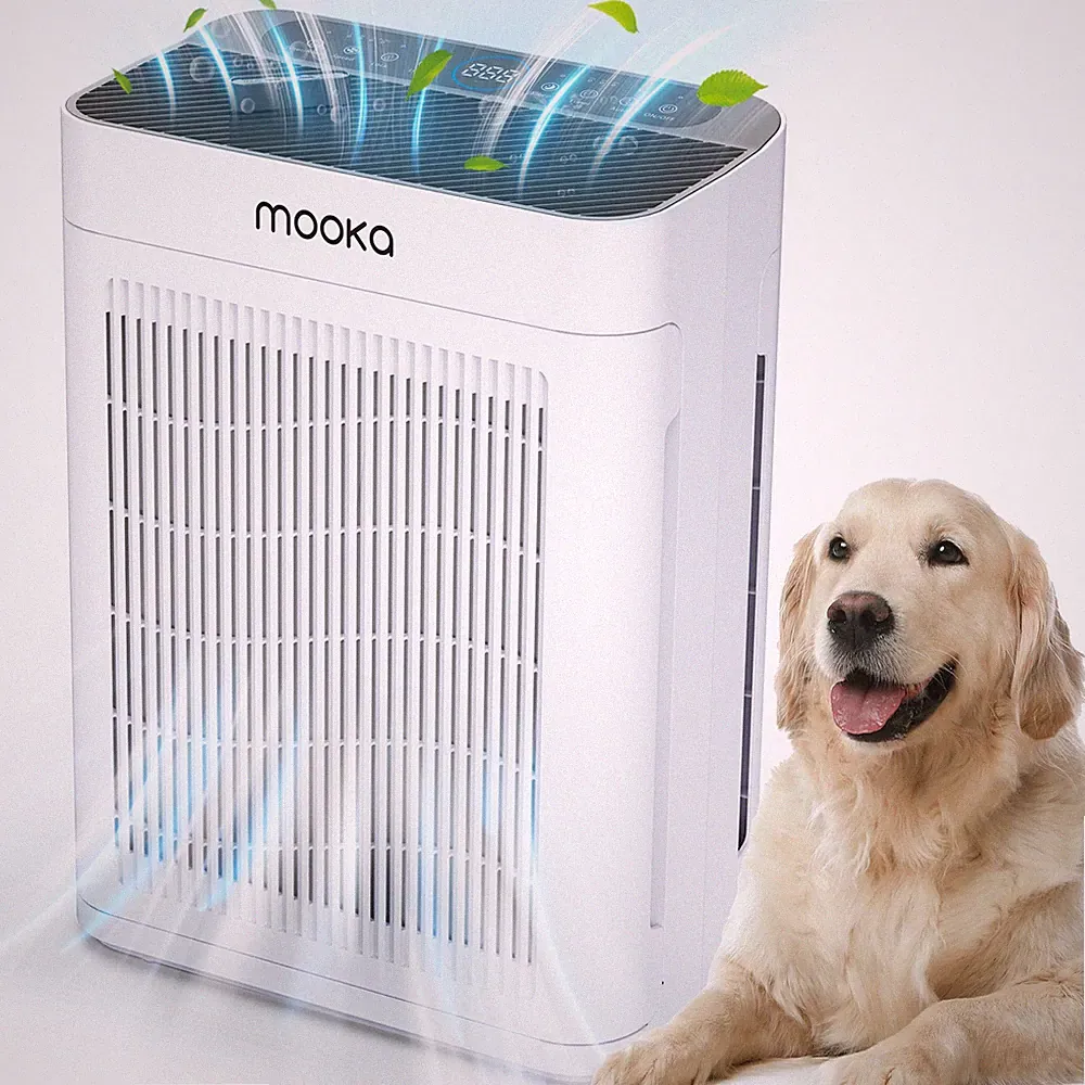 Air Purifiers for Home Large Room up to 2200 Ft² with Double Air Intake,Washable