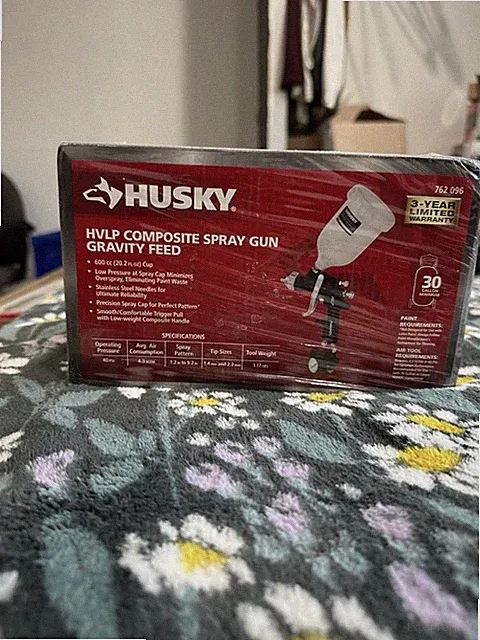 Husky HVLP Gravity Feed Spray Gun Kit 2.1K Standard