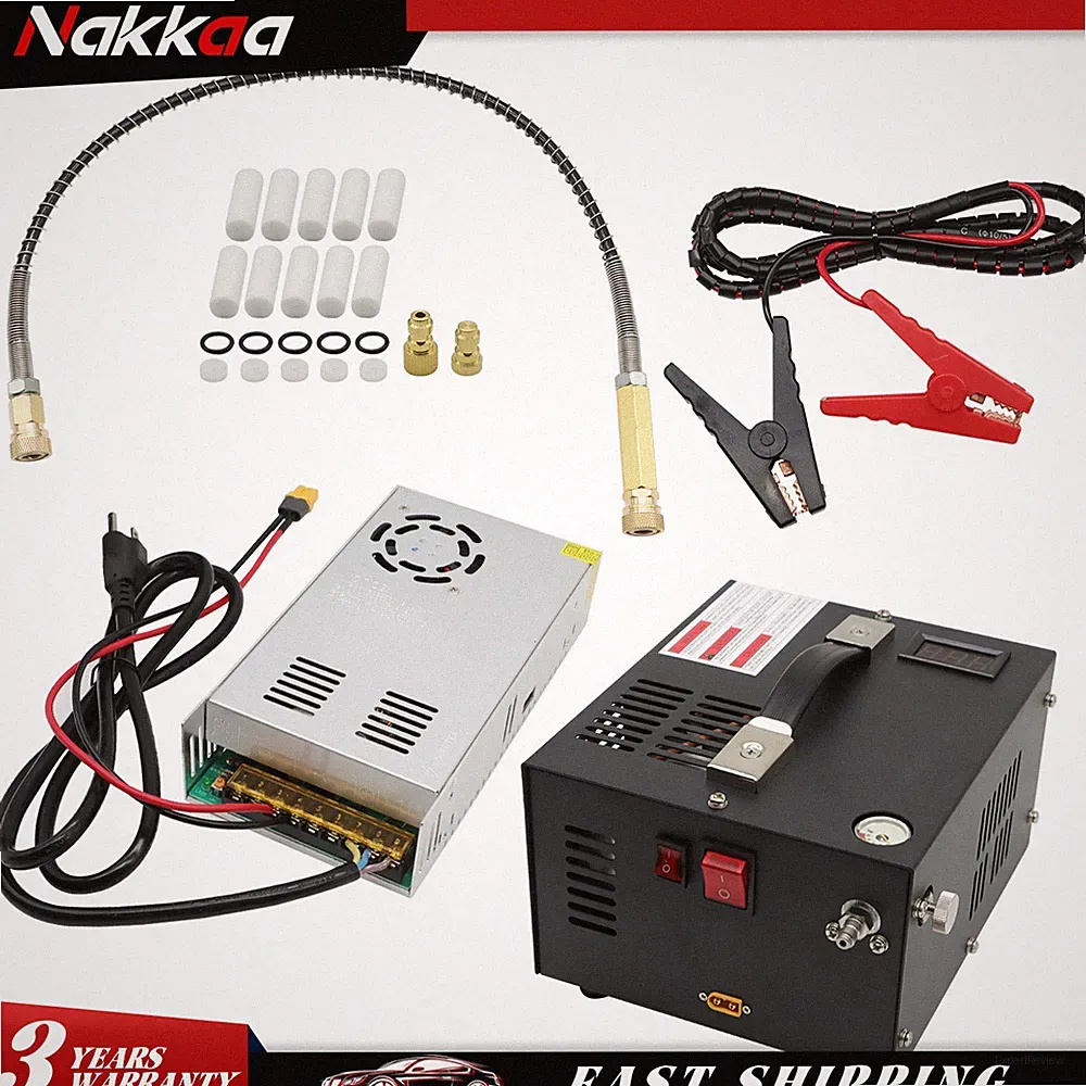 PCP Air Compressor Manual-Stop w/Built-in Fan 4500PSI/30MPa US
